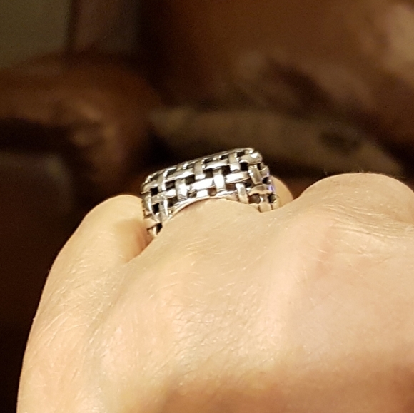 925 silver ring size 8 - Picture 2 of 6